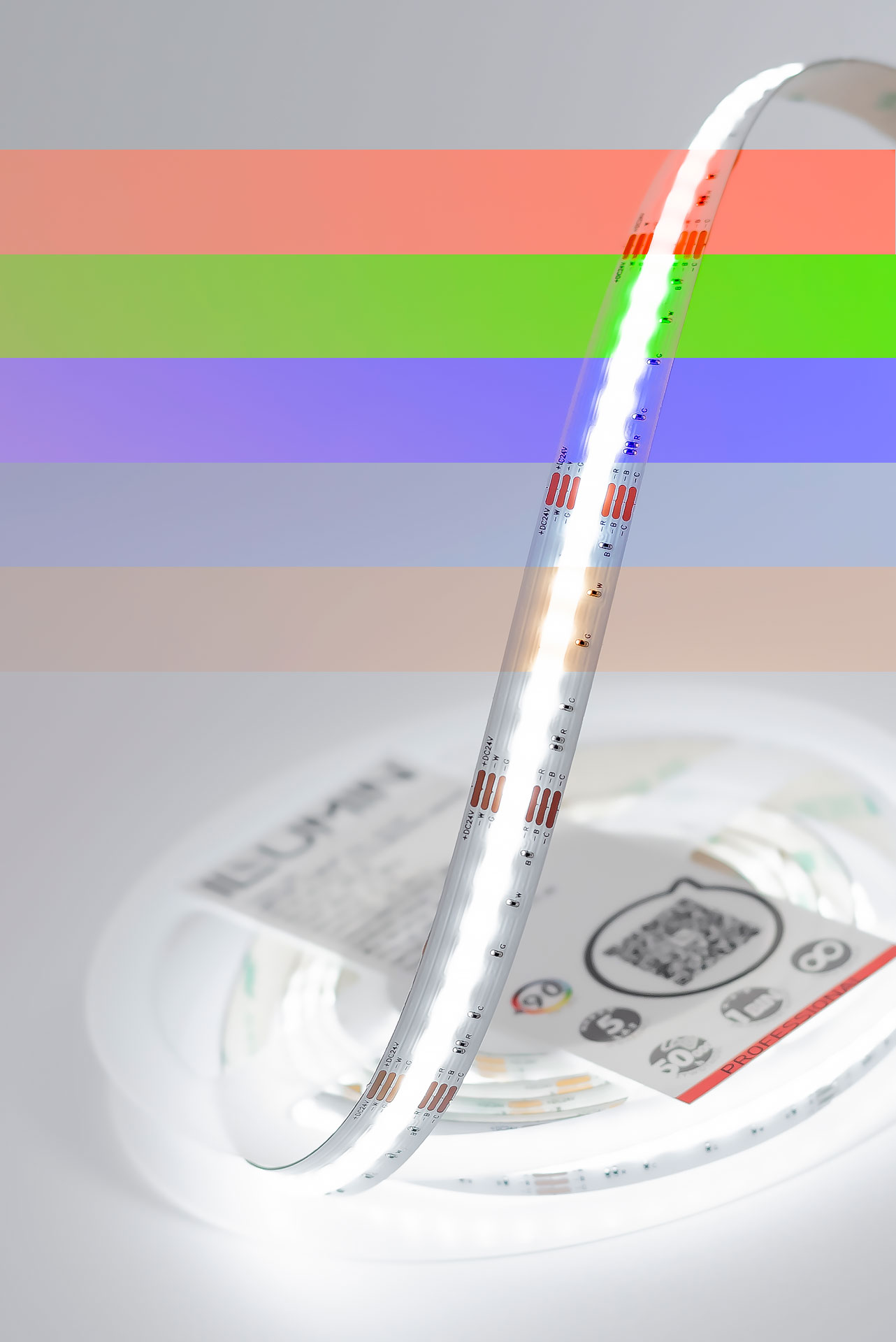 Taśma LED Ilumin ray full colour RGBCCT collage light on